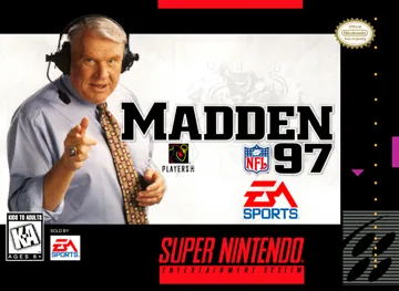 Madden NFL 97 (USA) box cover front